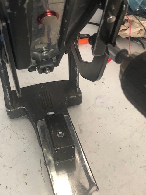 magnet on backside of pedal